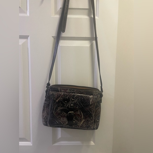 Patricia Nash Other - Patricia Nash Black Avellino Leather Crossbody